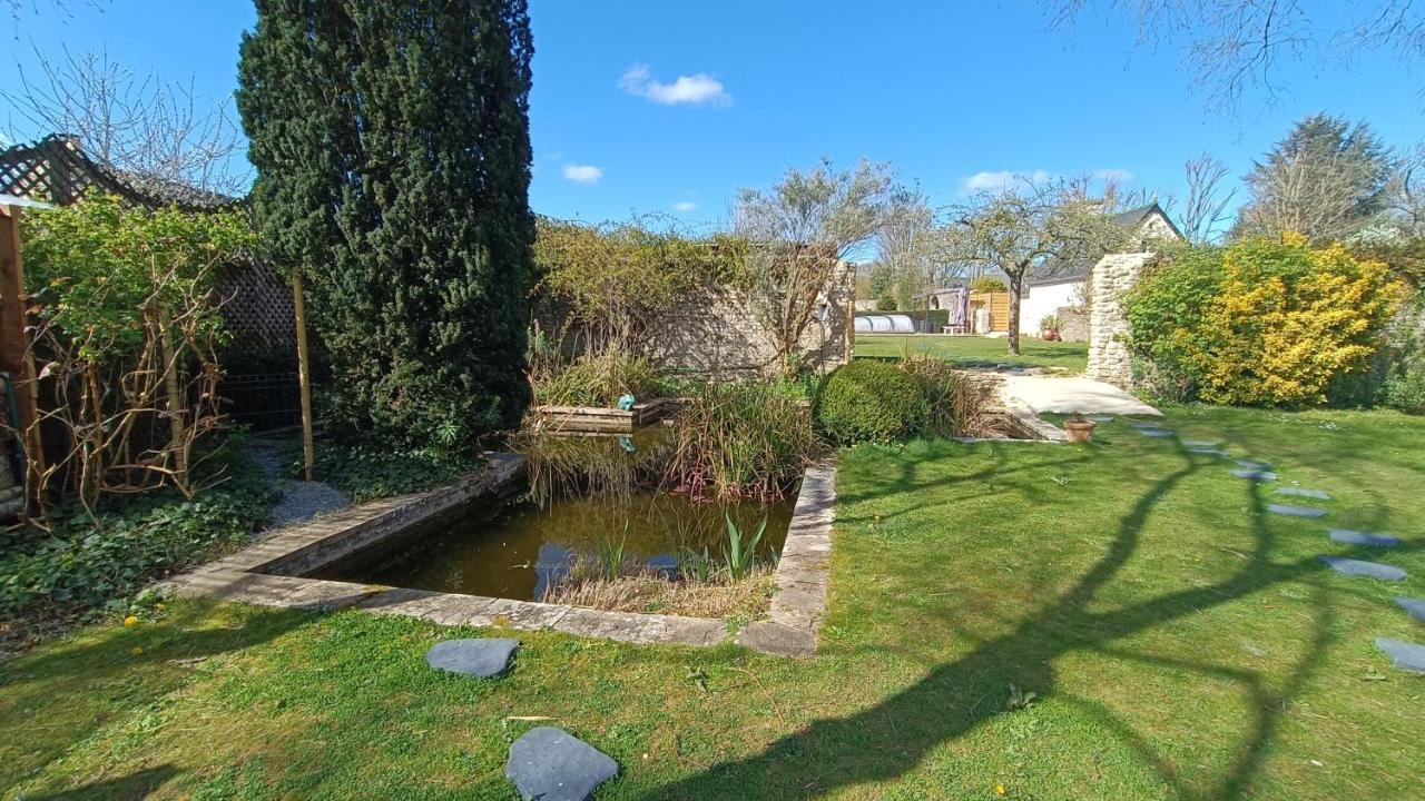 Gite 4 Personnes Avec Piscine Et Bain Nordique Proche Des Plages Du Debarquement Le Manoir  Esterno foto
